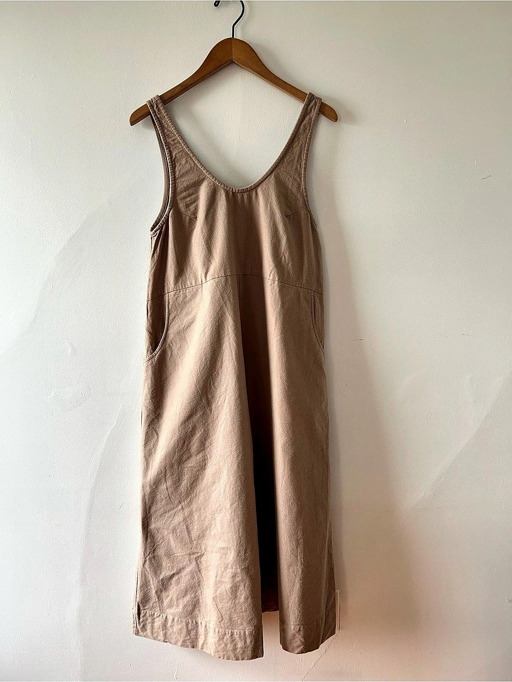 Maggie Jayne Wide Leg Playsuit in Tan